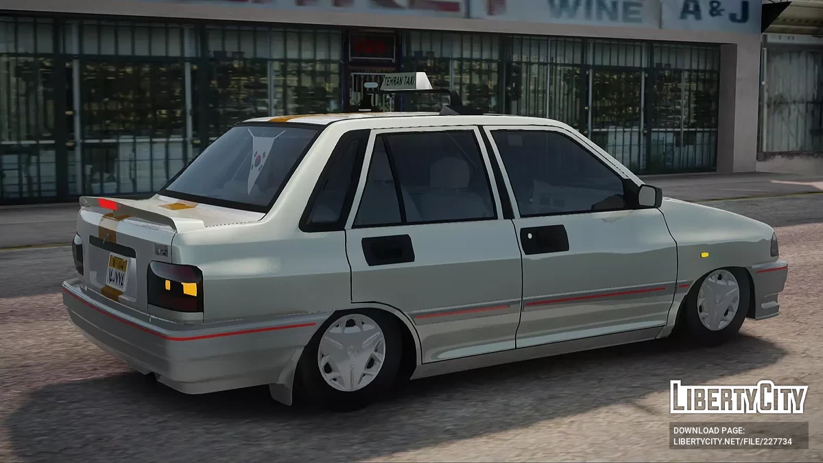 Kia Pride Таксі Корея Класичне / GTA San Andreas