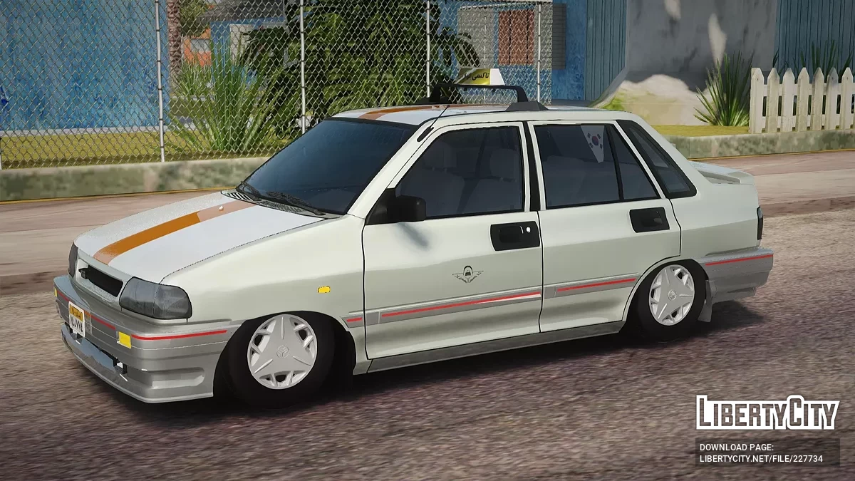 Kia Pride Таксі Корея Класичне / GTA San Andreas