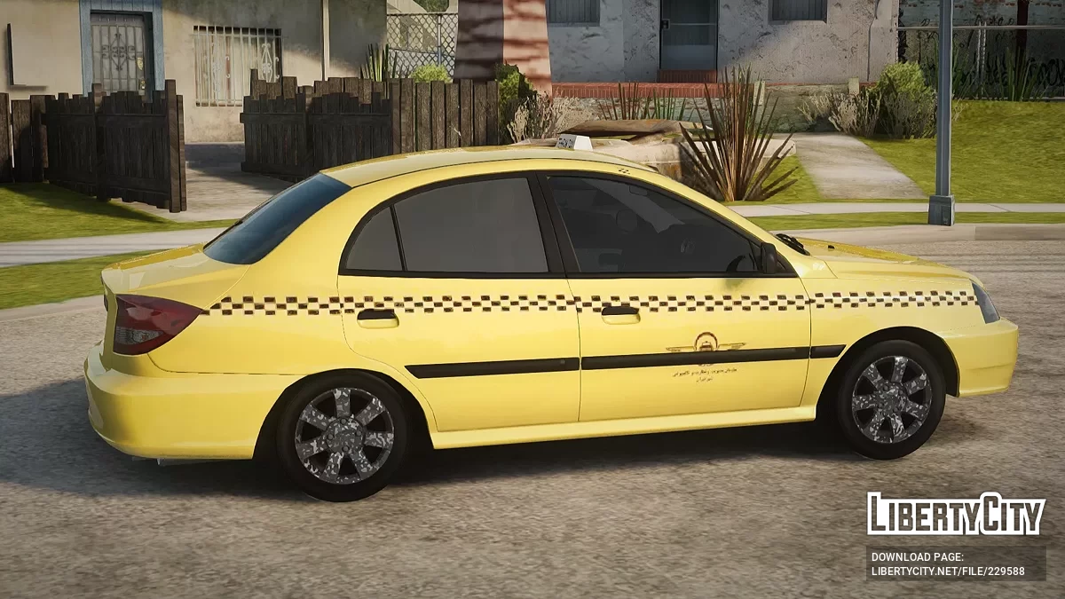 Таксі Kia Rio / GTA San Andreas