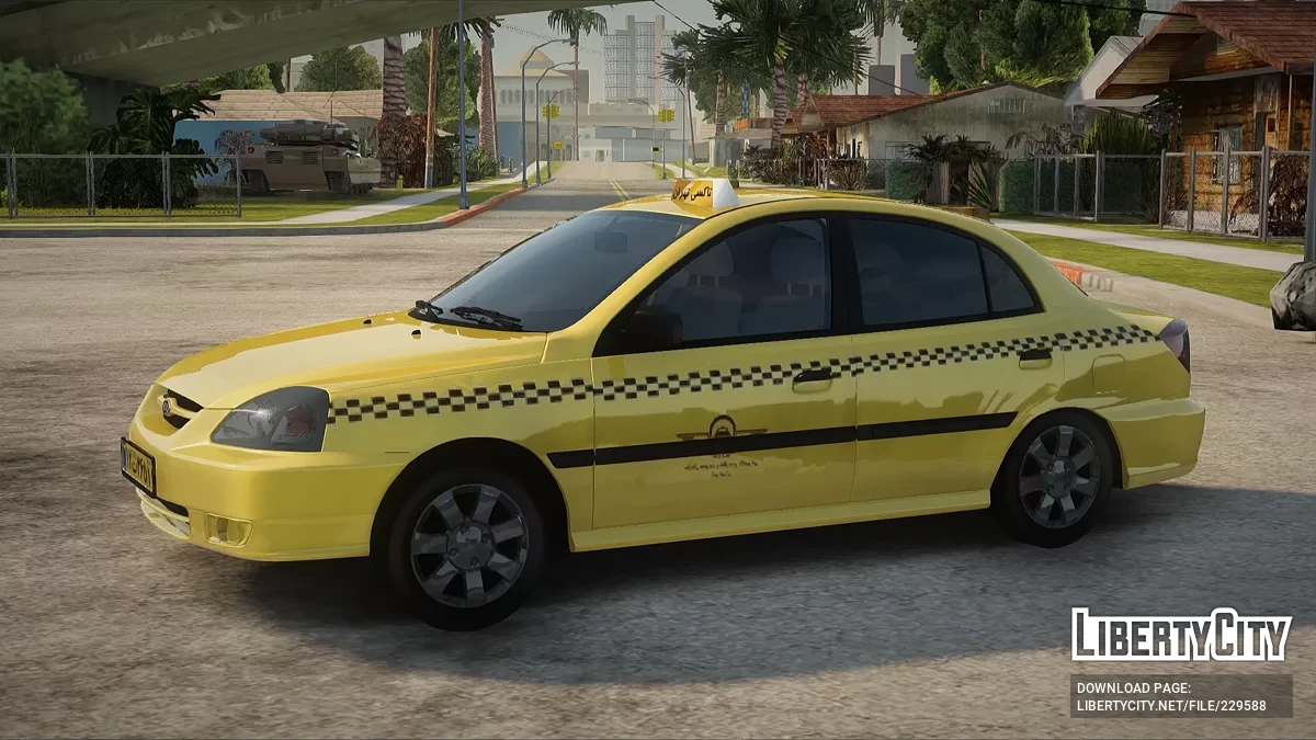 Таксі Kia Rio / GTA San Andreas
