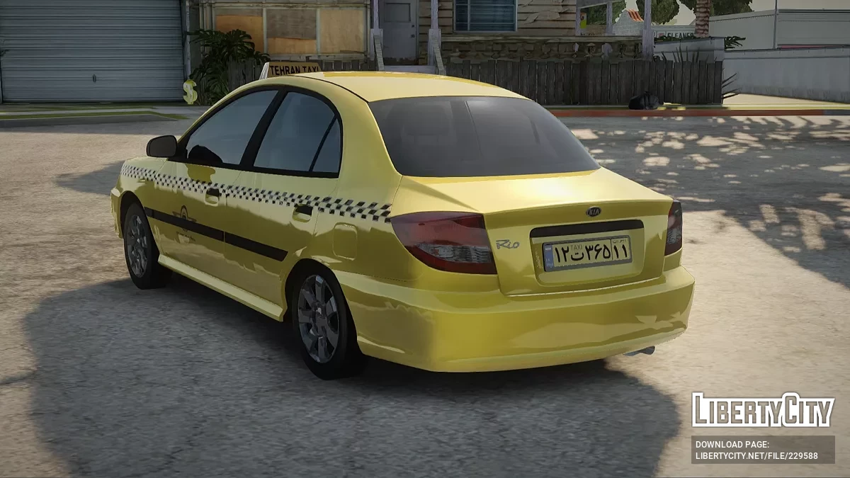 Таксі Kia Rio / GTA San Andreas