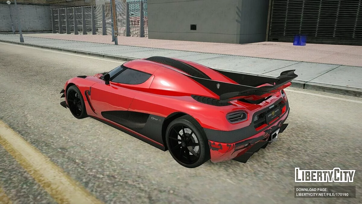 Koenigsegg One:1 / GTA San Andreas