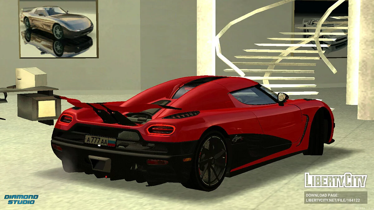 Koenigsegg Agera R + CCD / GTA San Andreas