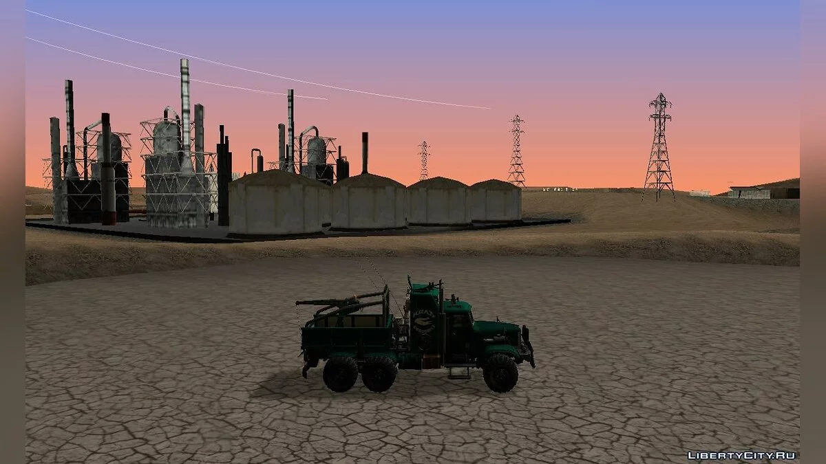 Kraz 255-B1 Крайній Крокодил / GTA San Andreas