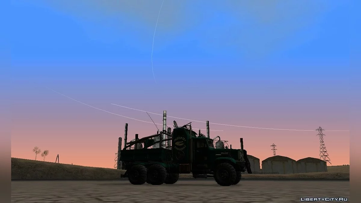 Kraz 255-B1 Крайній Крокодил / GTA San Andreas