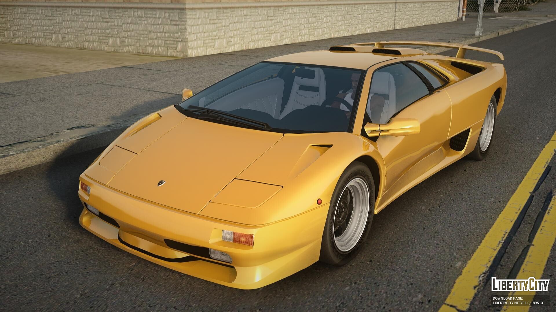 Download Lamborghini Diablo SV 1997 for GTA San Andreas