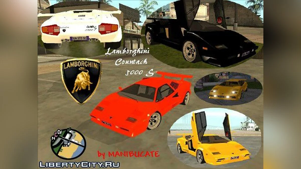 Lamborghini Countach 5000S / GTA San Andreas