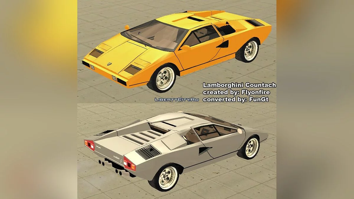 Lamborghini Countach / GTA San Andreas