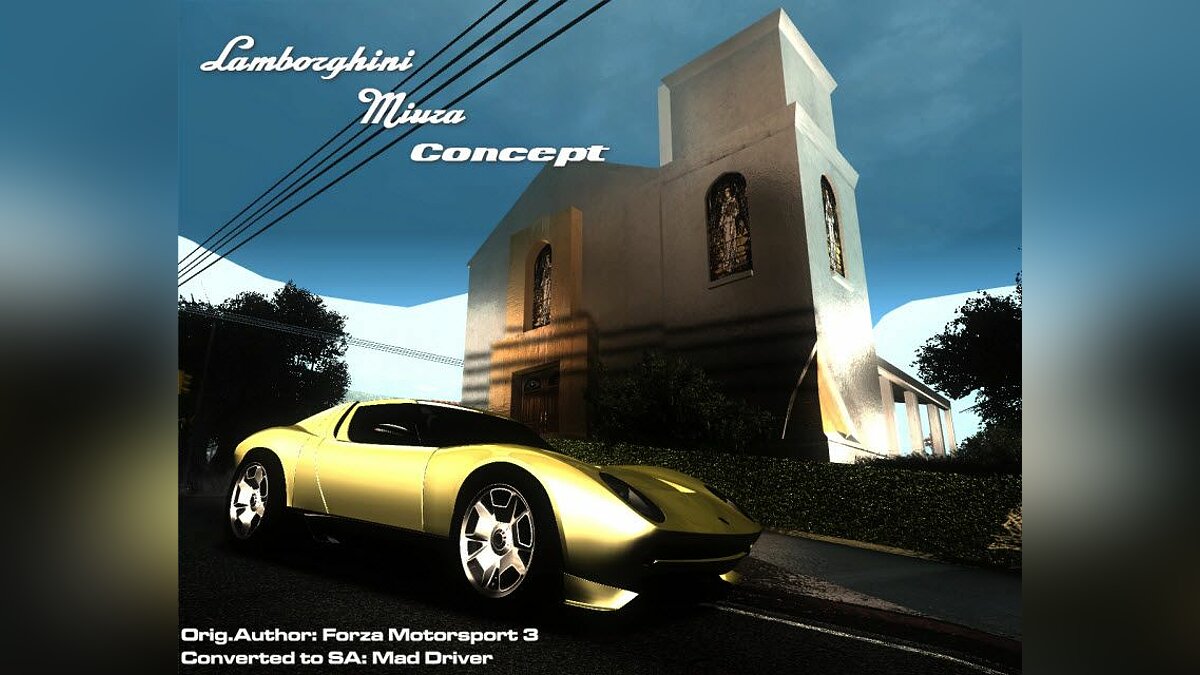 Download 2006 Lamborghini Miura Concept for GTA San Andreas