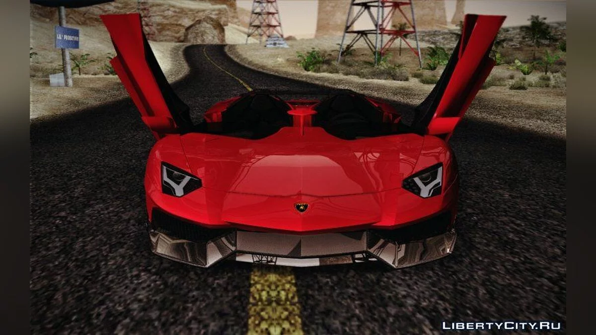 2012 Lamborghini Aventador J / GTA San Andreas