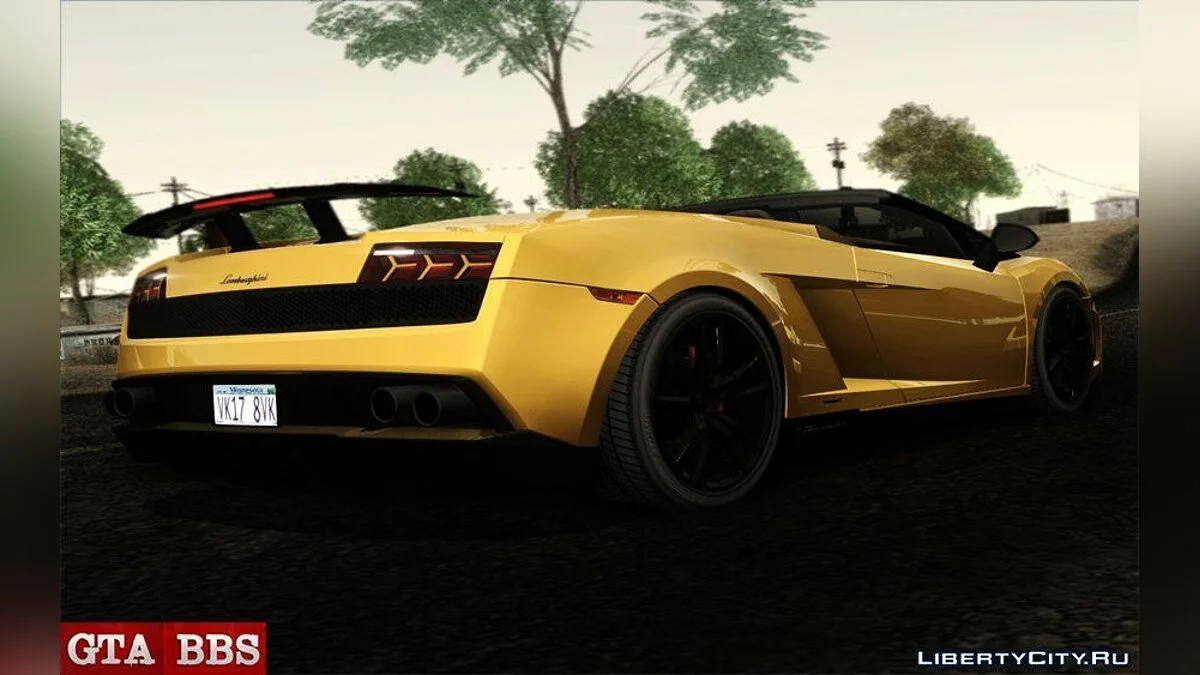 Lamborghini Gallardo LP570-4 Spyder Performante 2012 / GTA San Andreas
