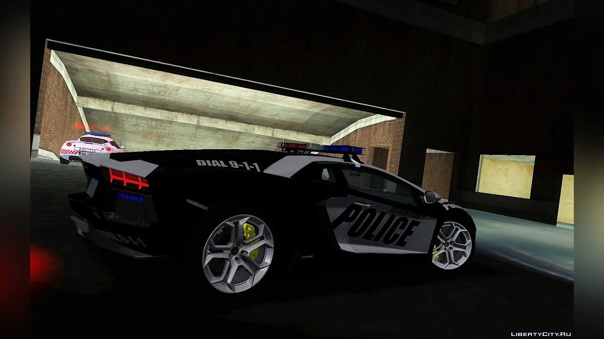 Lamborghini Aventador LP700-4 RCPD V1.0 de 2012 / GTA San Andreas