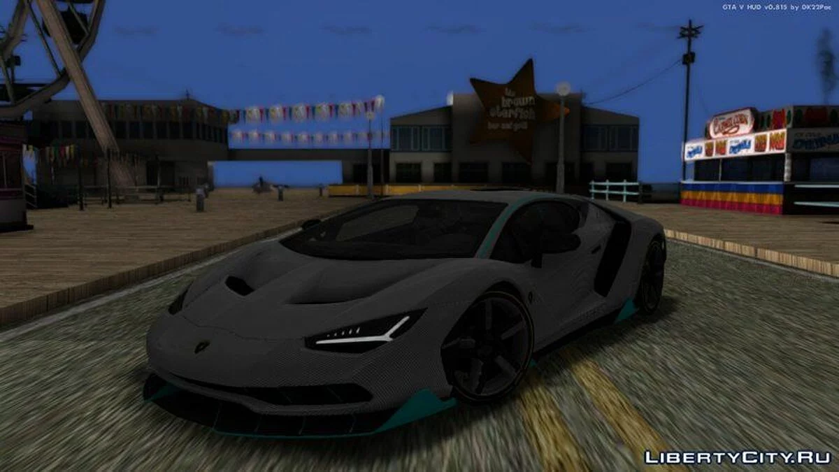 Lamborghini Centenario Peinture Carbone Peinturable / GTA San Andreas