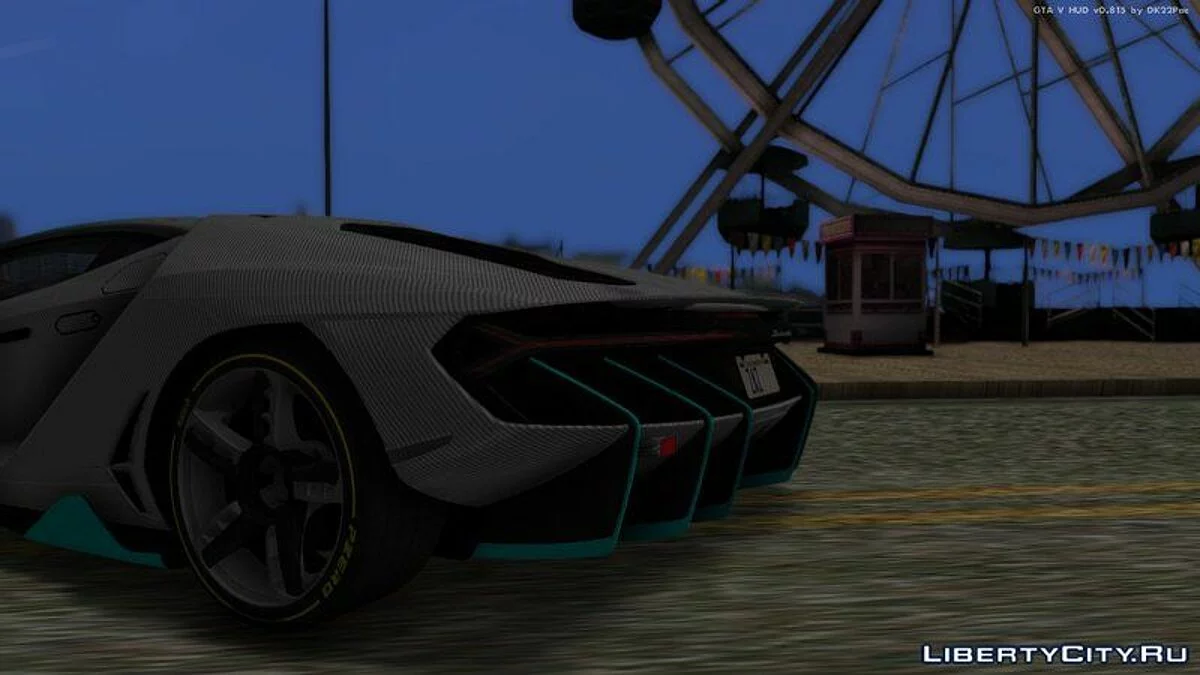 Lamborghini Centenario Peinture Carbone Peinturable / GTA San Andreas