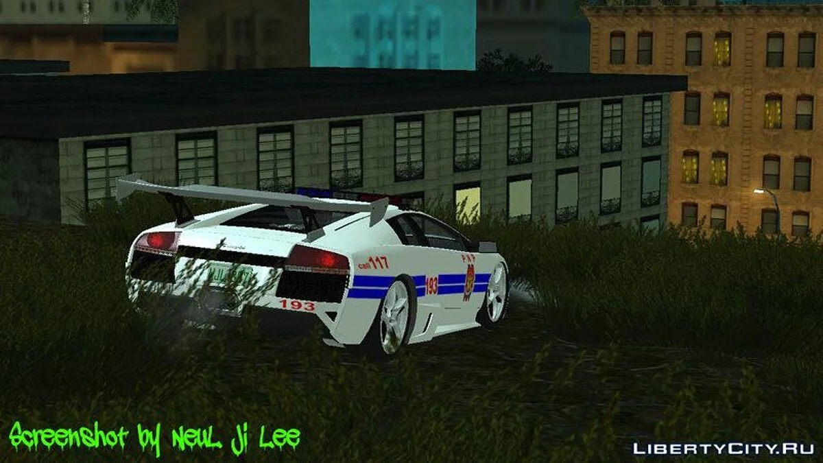 Policía de Bulacan Lamborghini Murcielago P640 / GTA San Andreas
