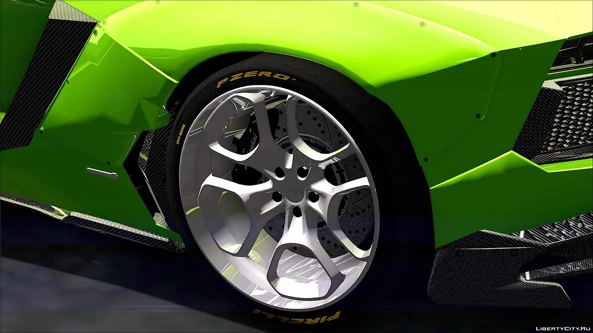 Lamborghini Aventador LP700-4 LB Sem Para-lamas / GTA San Andreas
