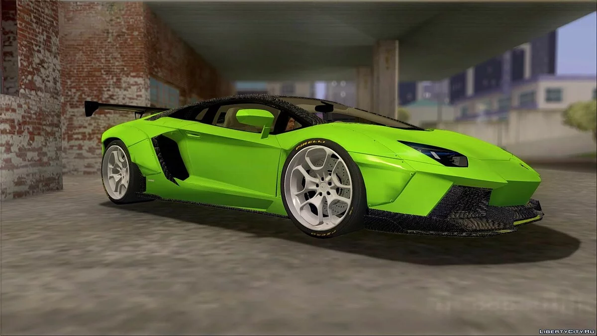 Lamborghini Aventador LP700-4 LB Sem Para-lamas / GTA San Andreas