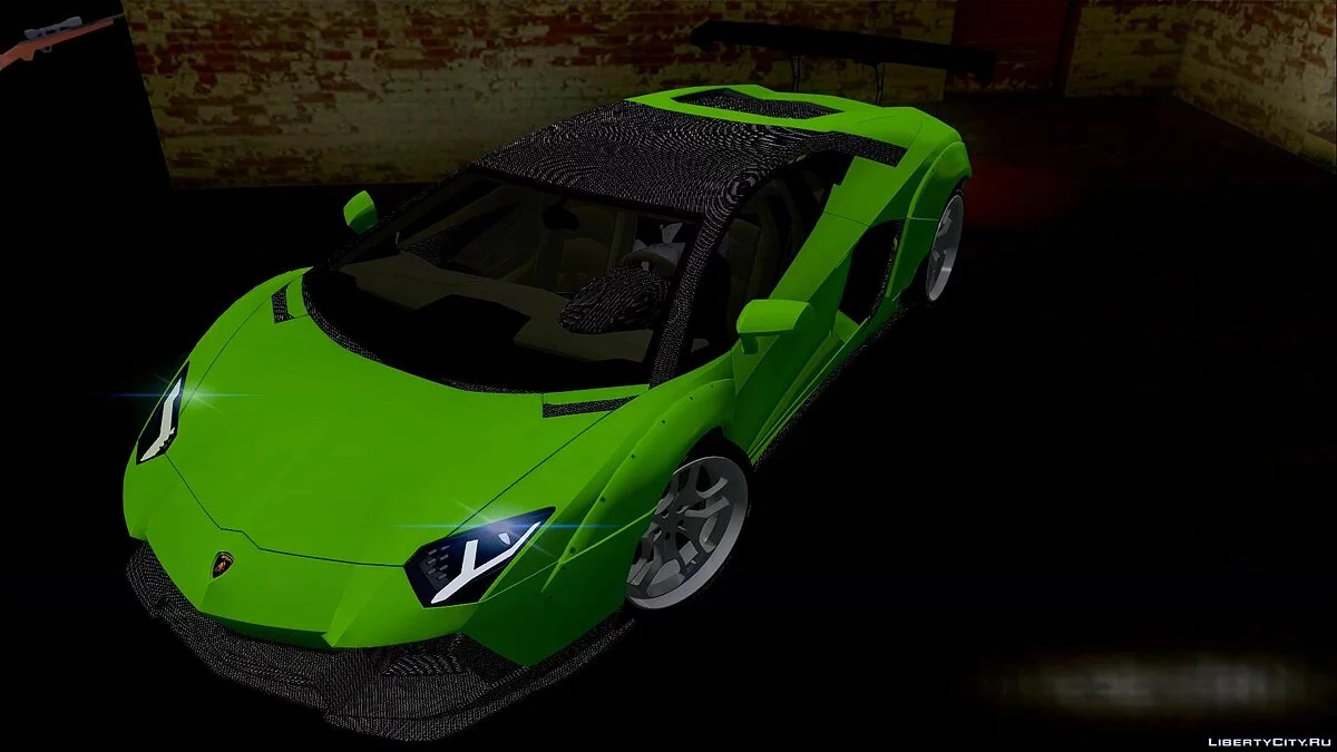 Lamborghini Aventador LP700-4 LB Sem Para-lamas / GTA San Andreas