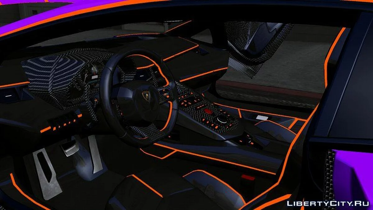 Ламборгіні Авентадор LP700-4 Люмінесцентний Широкий / GTA San Andreas