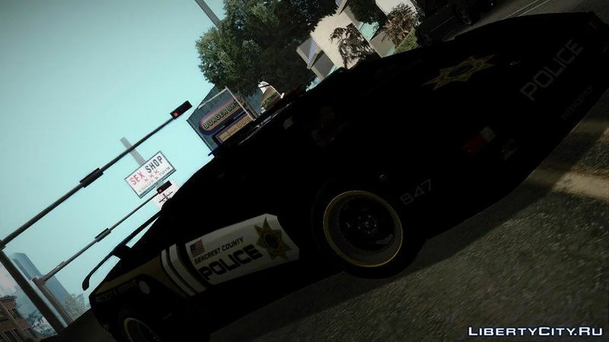 Поліція Lamborghini Diablo SV з Need For Speed Hot Pursuit / GTA San Andreas