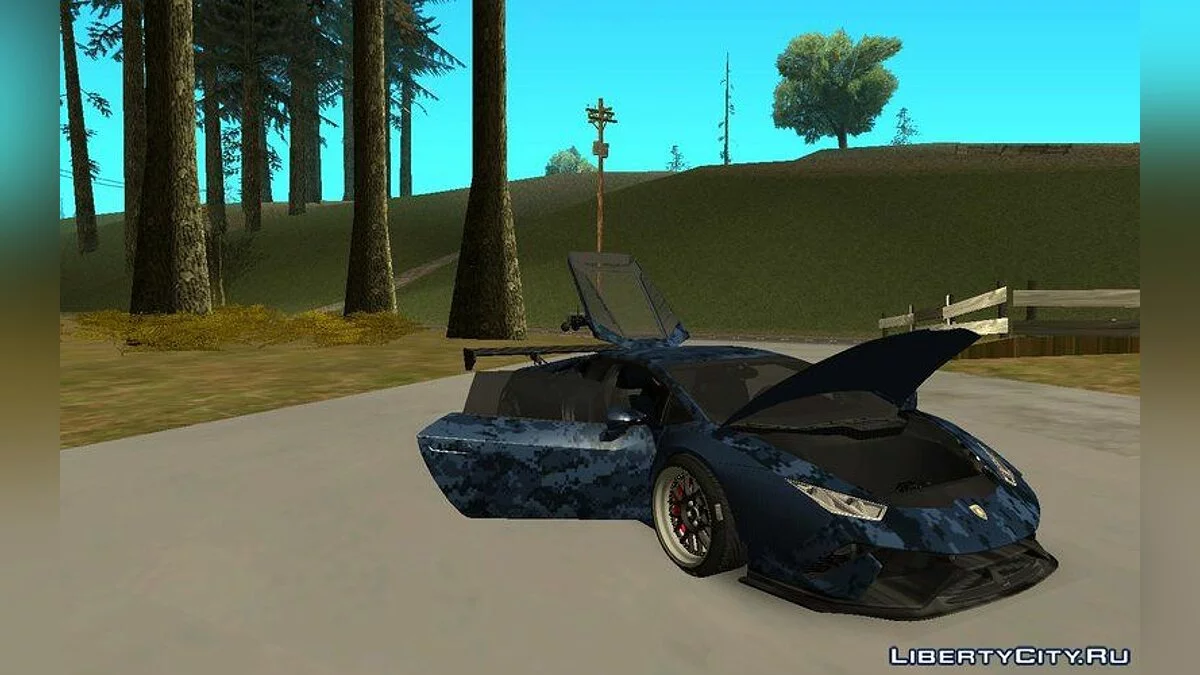 Lamborghini Huracan Performante v1.1 / GTA San Andreas
