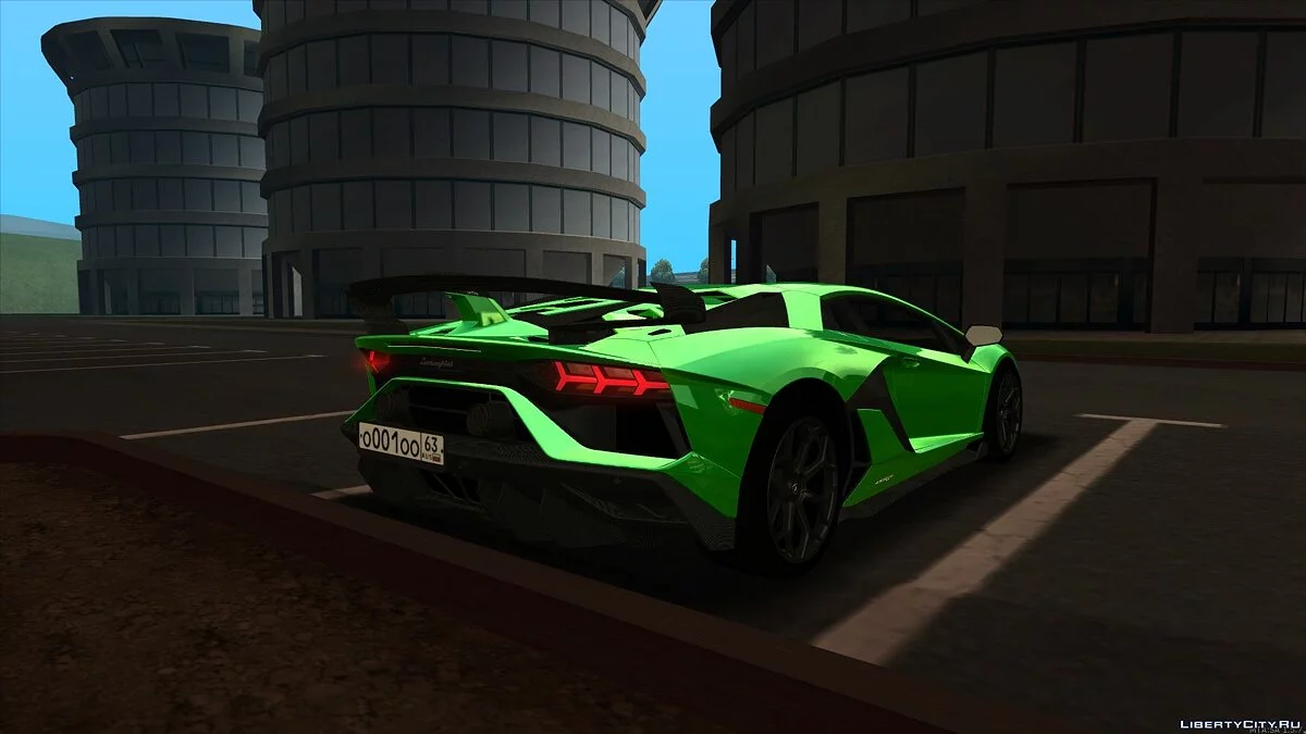Lamborghini Aventador SVJ (CCD) / GTA San Andreas