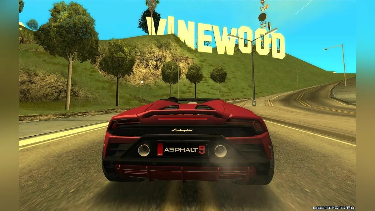 2020 Lamborghini Huracan EVO Spyder / GTA San Andreas
