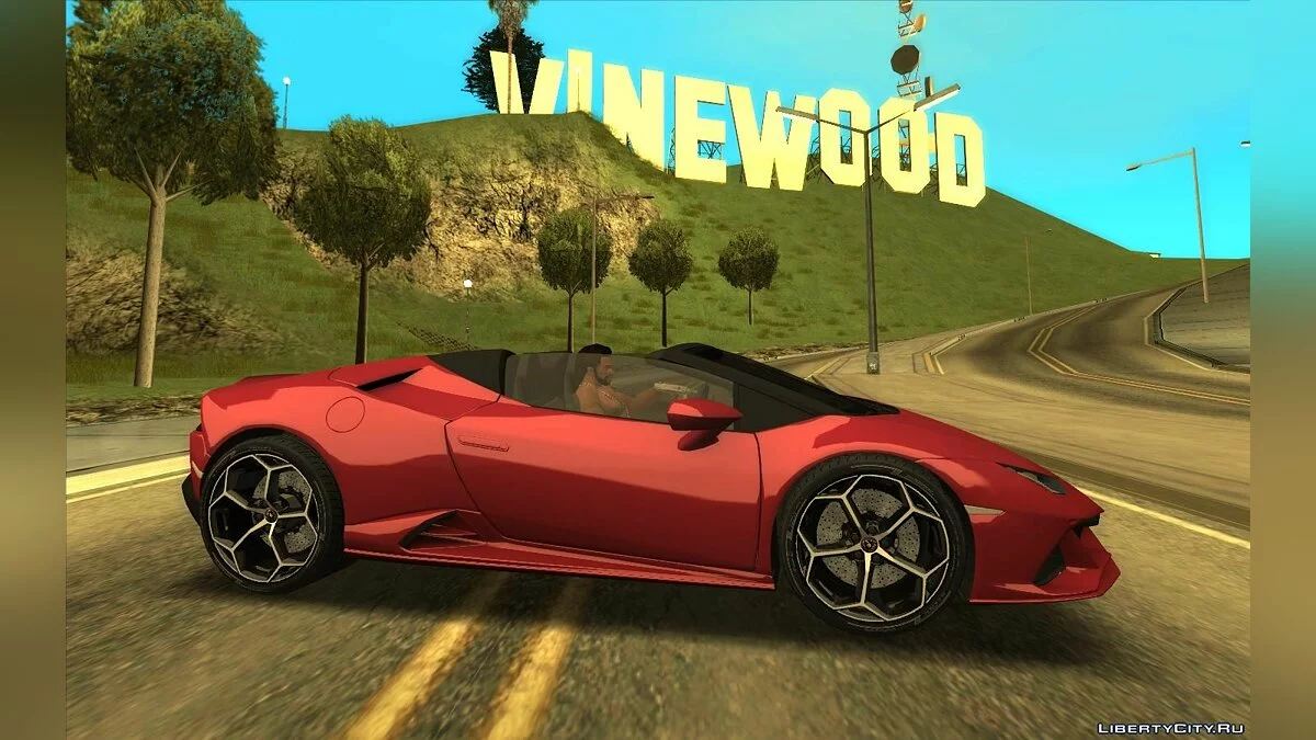 2020 Lamborghini Huracan EVO Spyder / GTA San Andreas