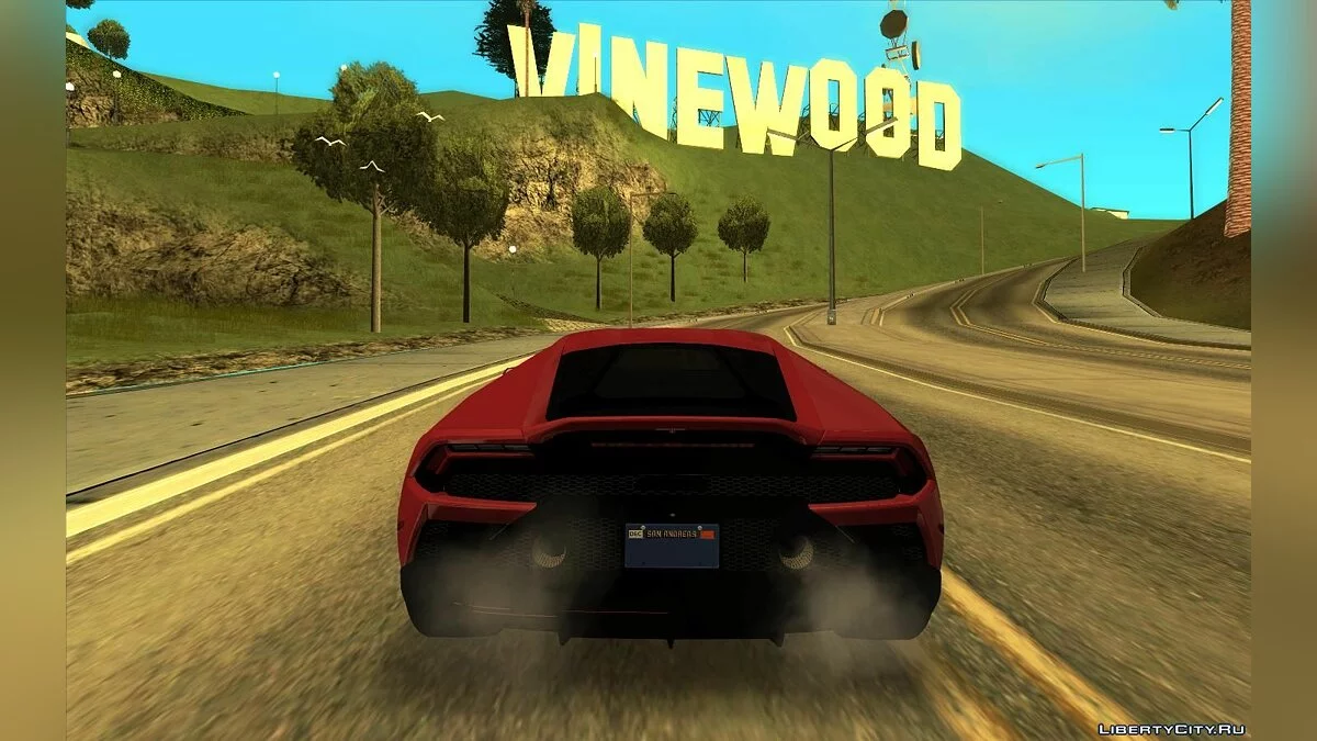 2020 Lamborghini Huracan Evo Coupe / GTA San Andreas