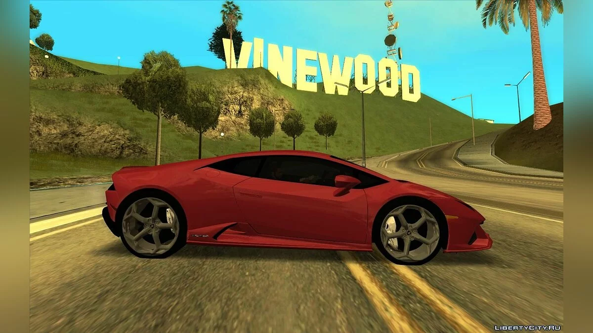 2020 Lamborghini Huracan Evo Coupe / GTA San Andreas