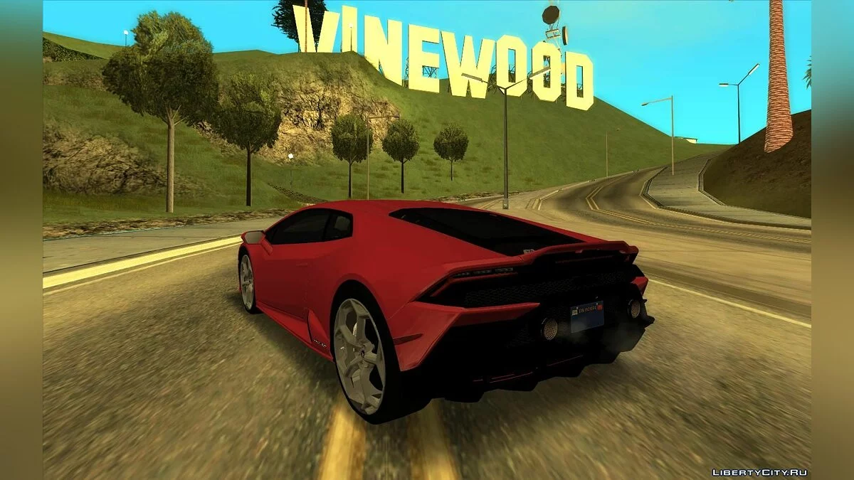 2020 Lamborghini Huracan Evo Coupe / GTA San Andreas