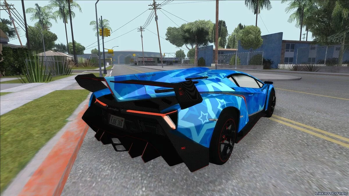 لامبورغيني LP750-4 2013 فينينو نجمة زرقاء / جي تي إيه سان أندرياس