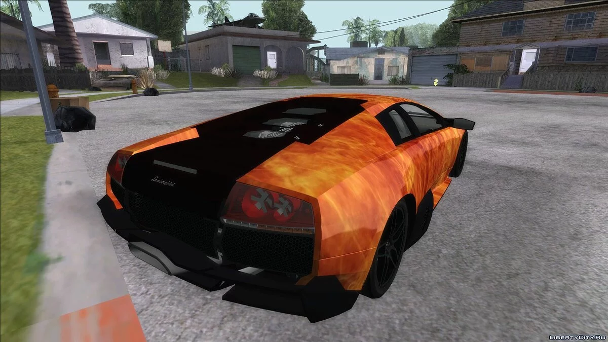 Lamborghini Murcielago Em Chamas / GTA San Andreas