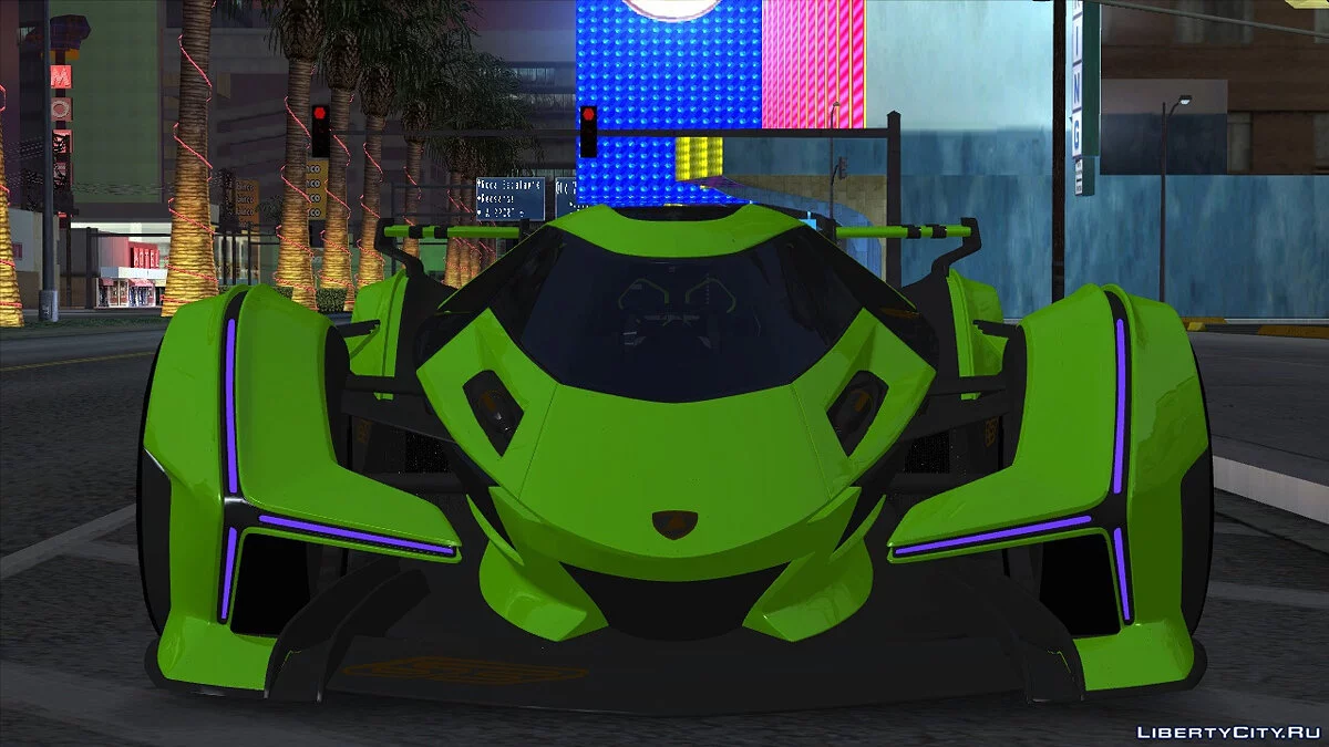 Lamborghini Vision Gran Turismo V12 2020 + CCD / GTA San Andreas