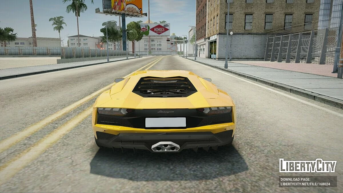 Lamborghini Aventador 2018 / GTA San Andreas