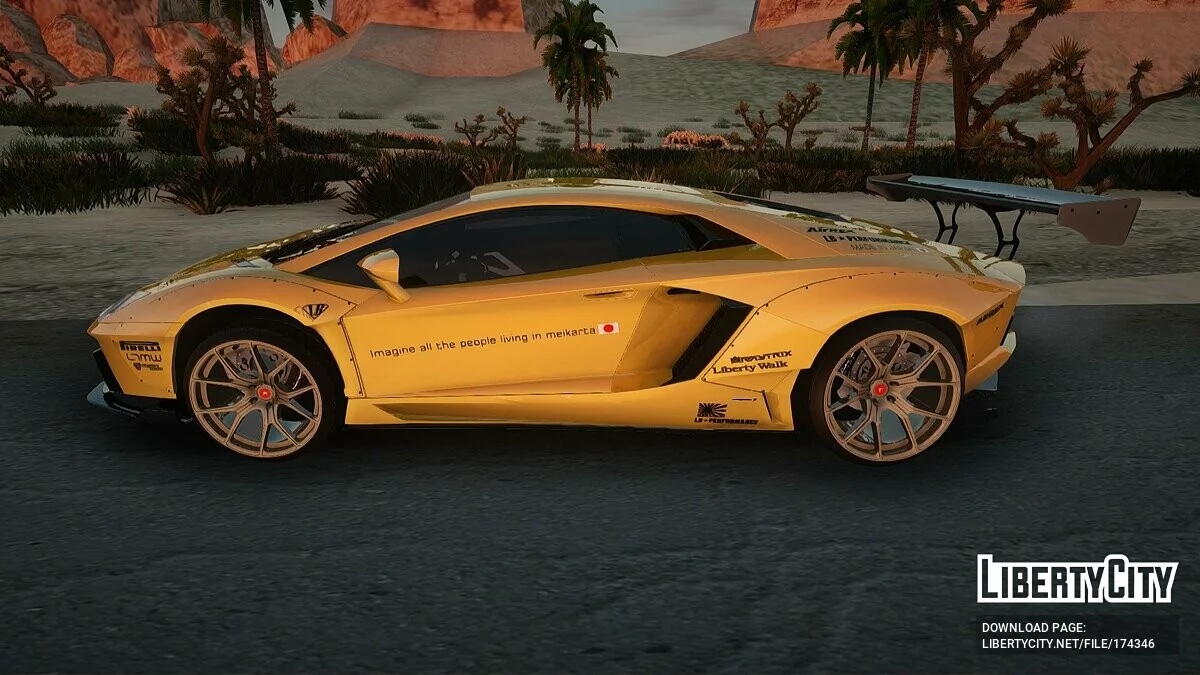 Lamborghini Aventador Liberty Walk '12 / GTA San Andreas