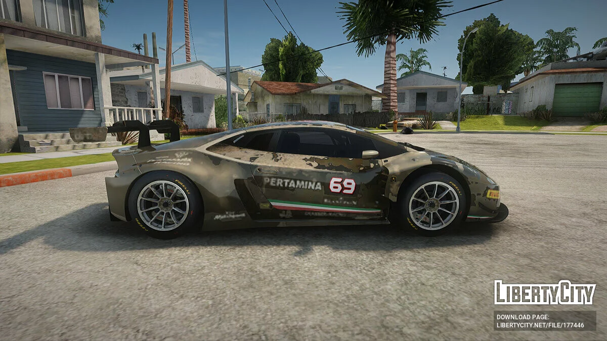 Lamborghini Huracan GT3 / GTA San Andreas