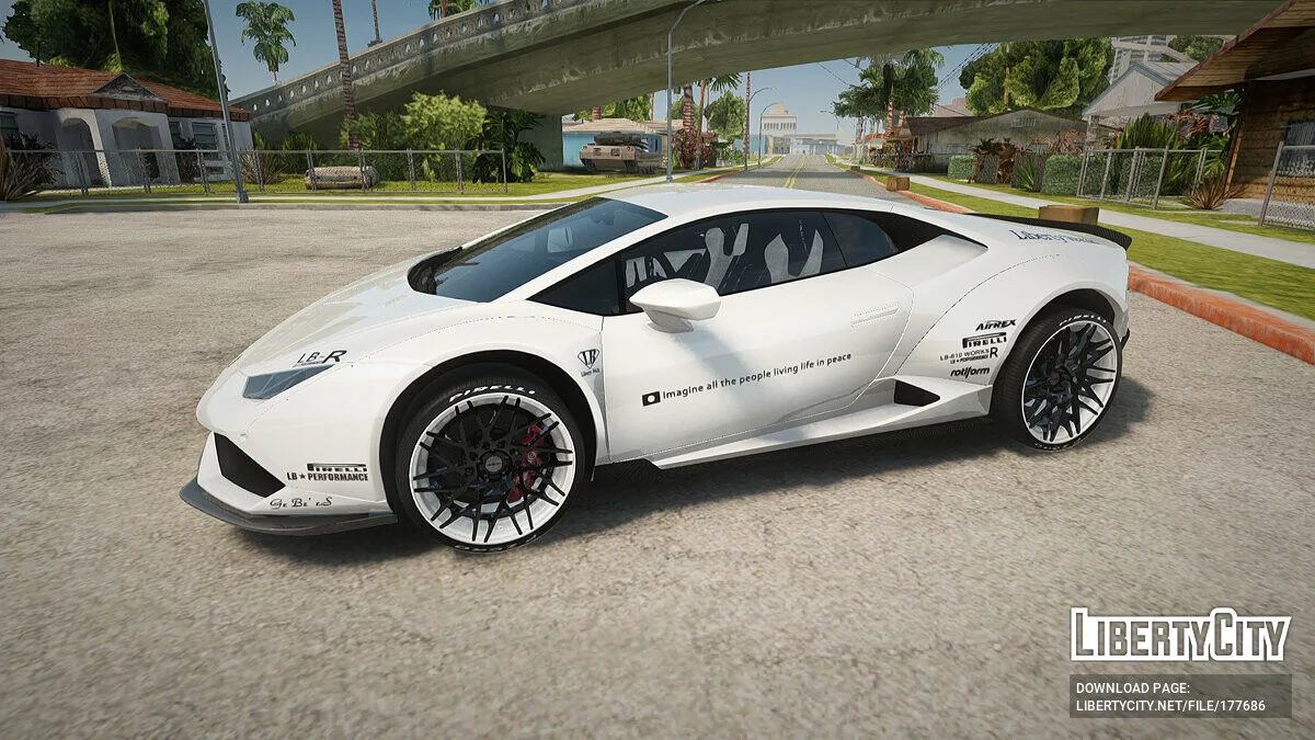 Lamborghini Huracan LP610-4 2015 Liberty Walk LB / GTA San Andreas