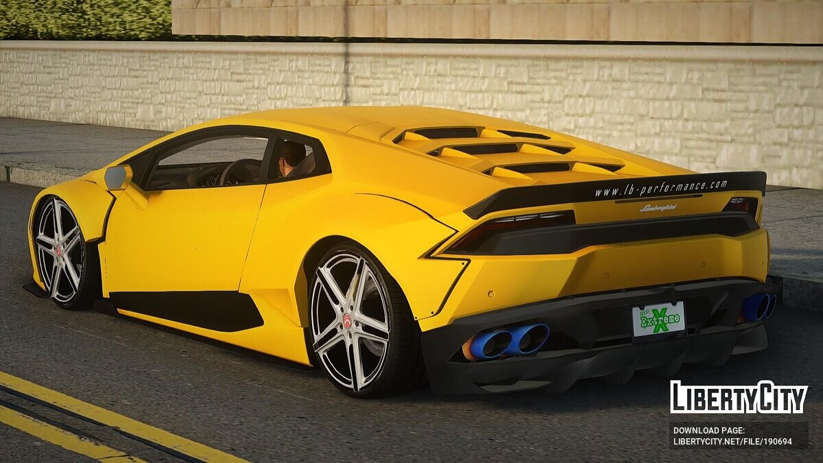 Download Lamborghini Huracan LB [team-eXtreme] v2 for GTA San Andreas