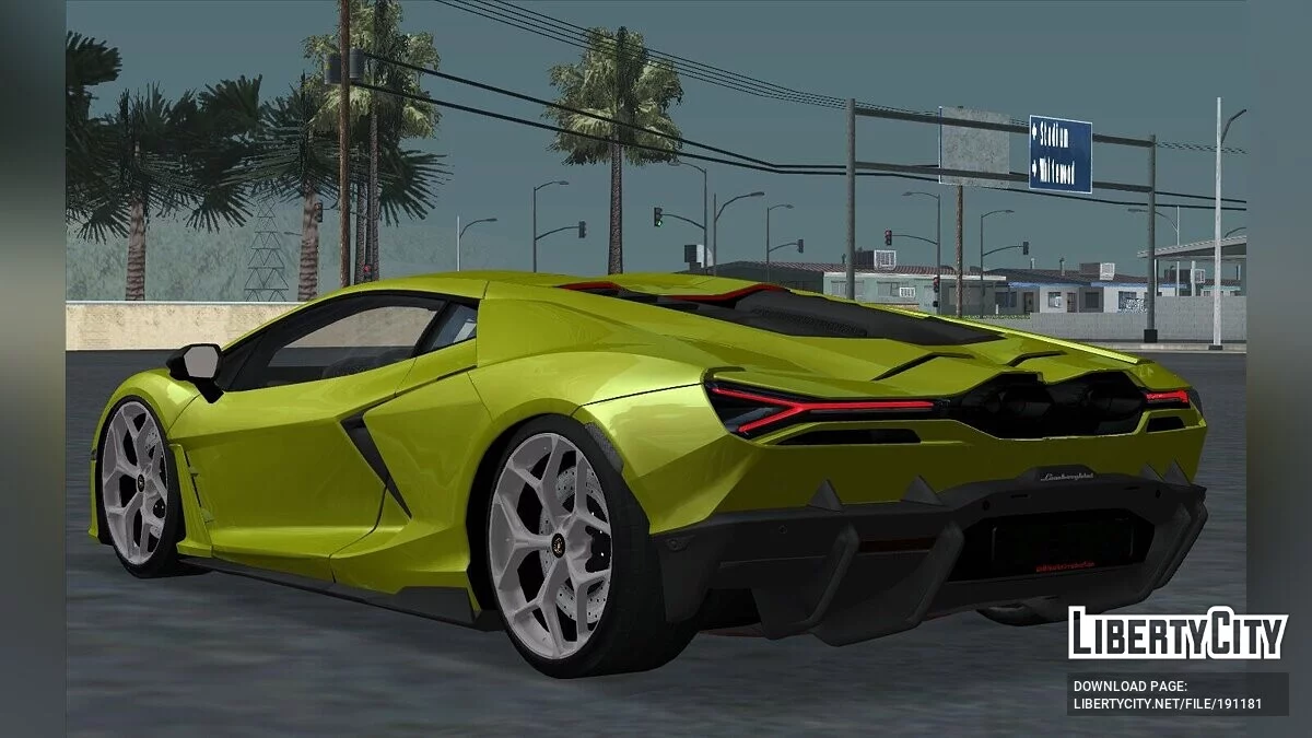 Lamborghini Revuelto 2023 / GTA San Andreas