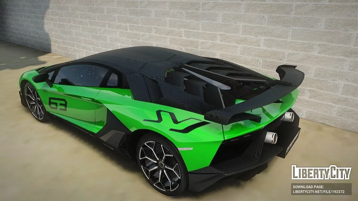 Lamborghini Aventador SVJ / GTA San Andreas