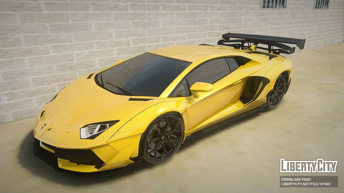 Lamborghini car Lamborghini Aventador for GTA San Andreas