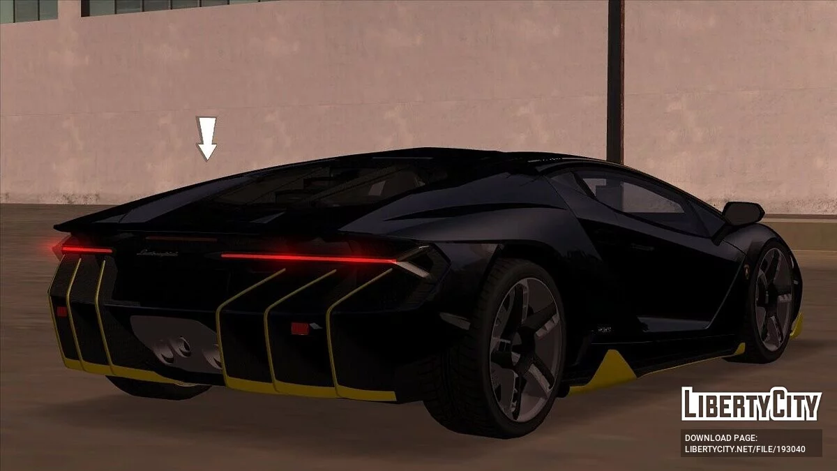 Lamborghini Centenario + CCD / GTA San Andreas