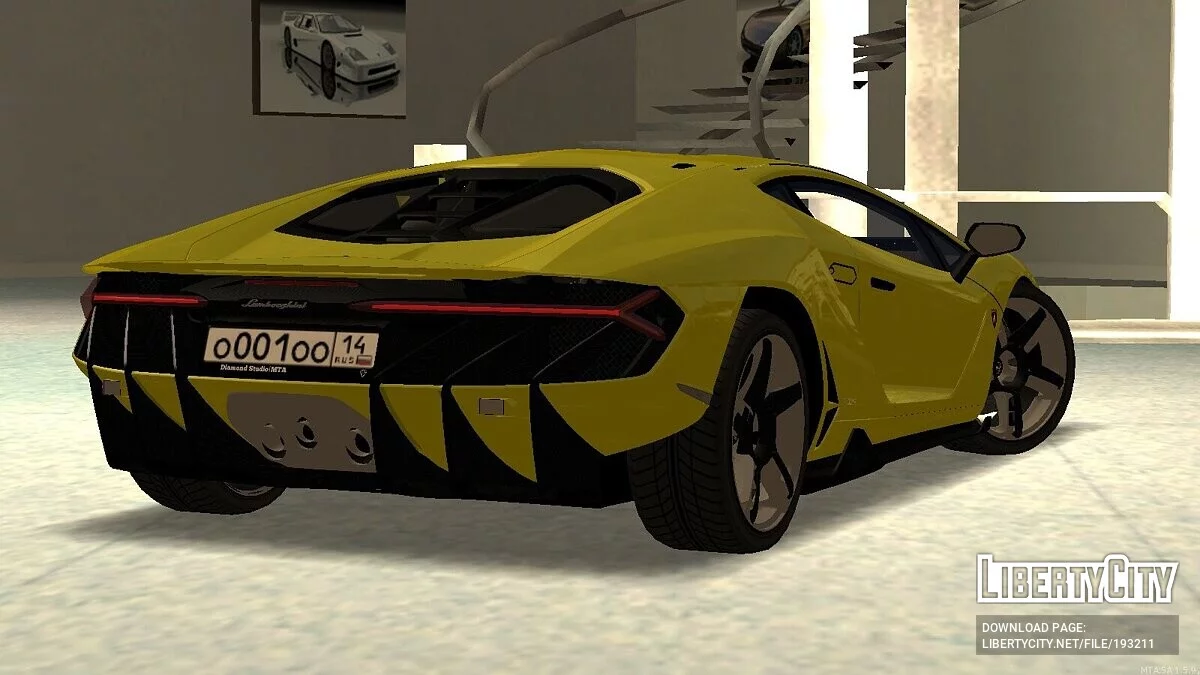 Lamborghini Centenario + CCD / GTA San Andreas