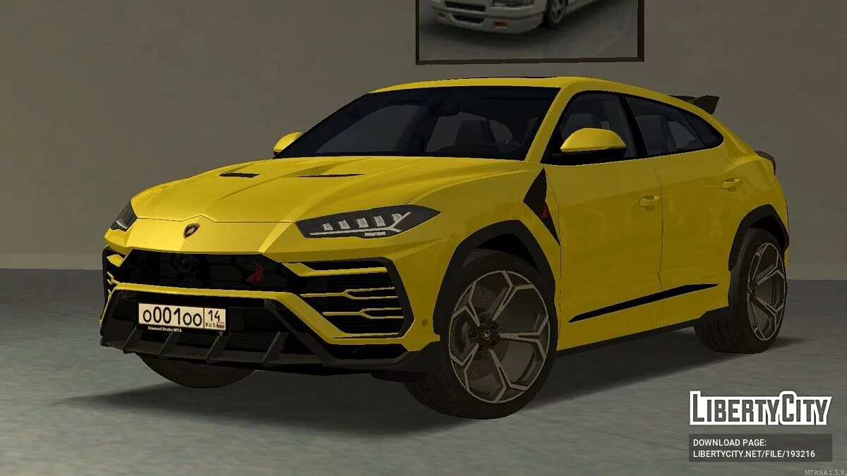 Lamborghini Urus + CCD / GTA San Andreas