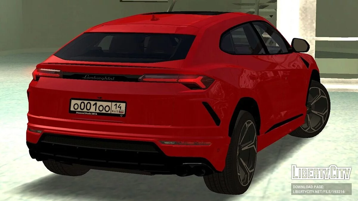 Lamborghini Urus + CCD / GTA San Andreas