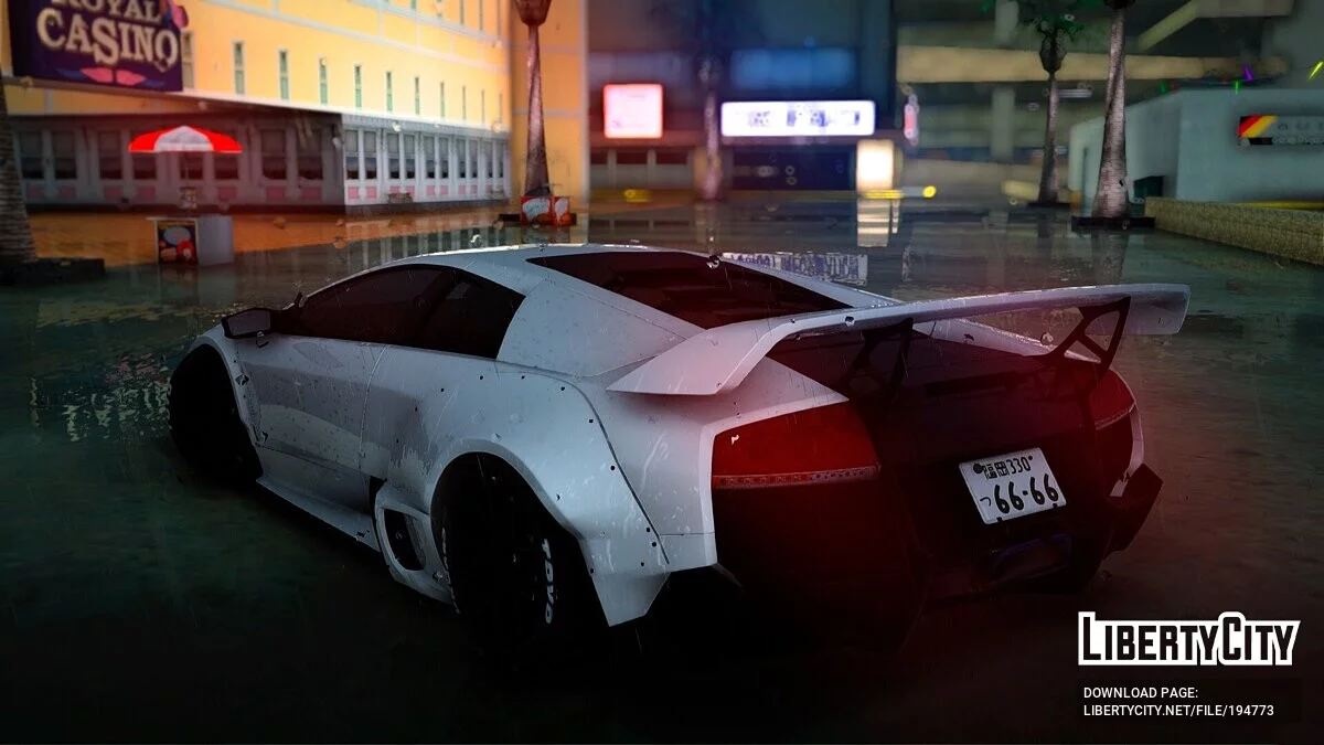 Lamborghini Murcielago LP670-4 SV Liberty Walk LB Performance / GTA San Andreas