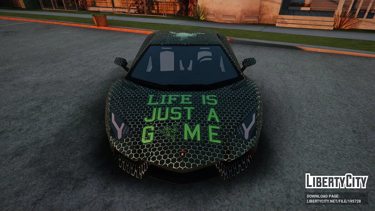 Lamborghini Aventador LP-700 Razer Gaming / GTA San Andreas