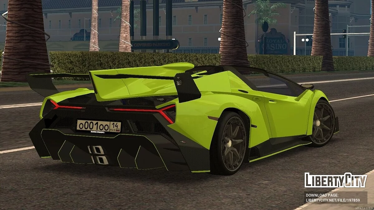 兰博基尼 Veneno + CCD / GTA San Andreas