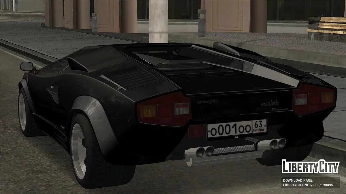 Lamborghini Countach 5000 Quattrovalvole '88 / GTA San Andreas